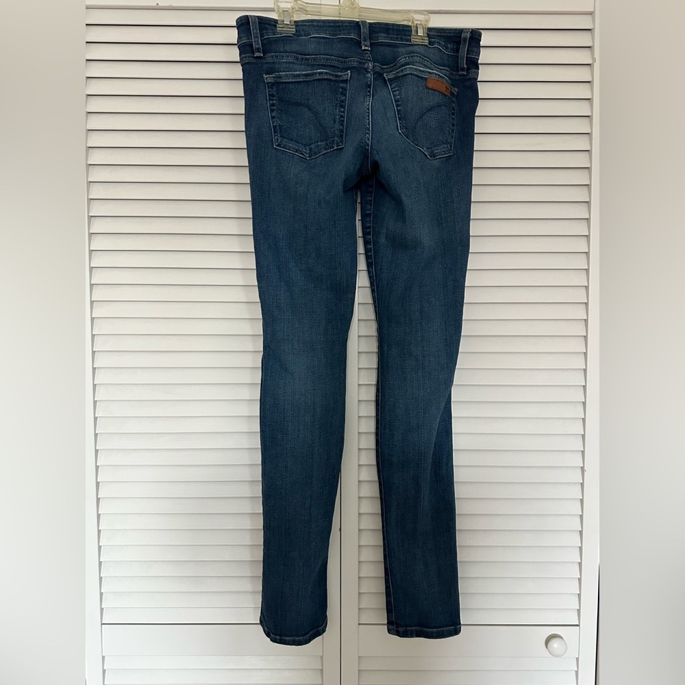 Joe's Jeans Fiona Mid-Rise Dark Wash Blue Skinny Jeans Women's Size 28